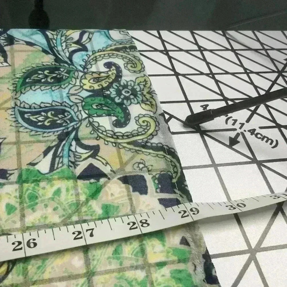 Chico’s Sheer Kimono Size 1 Sm/Md Paisley Design - Picture 9 of 10